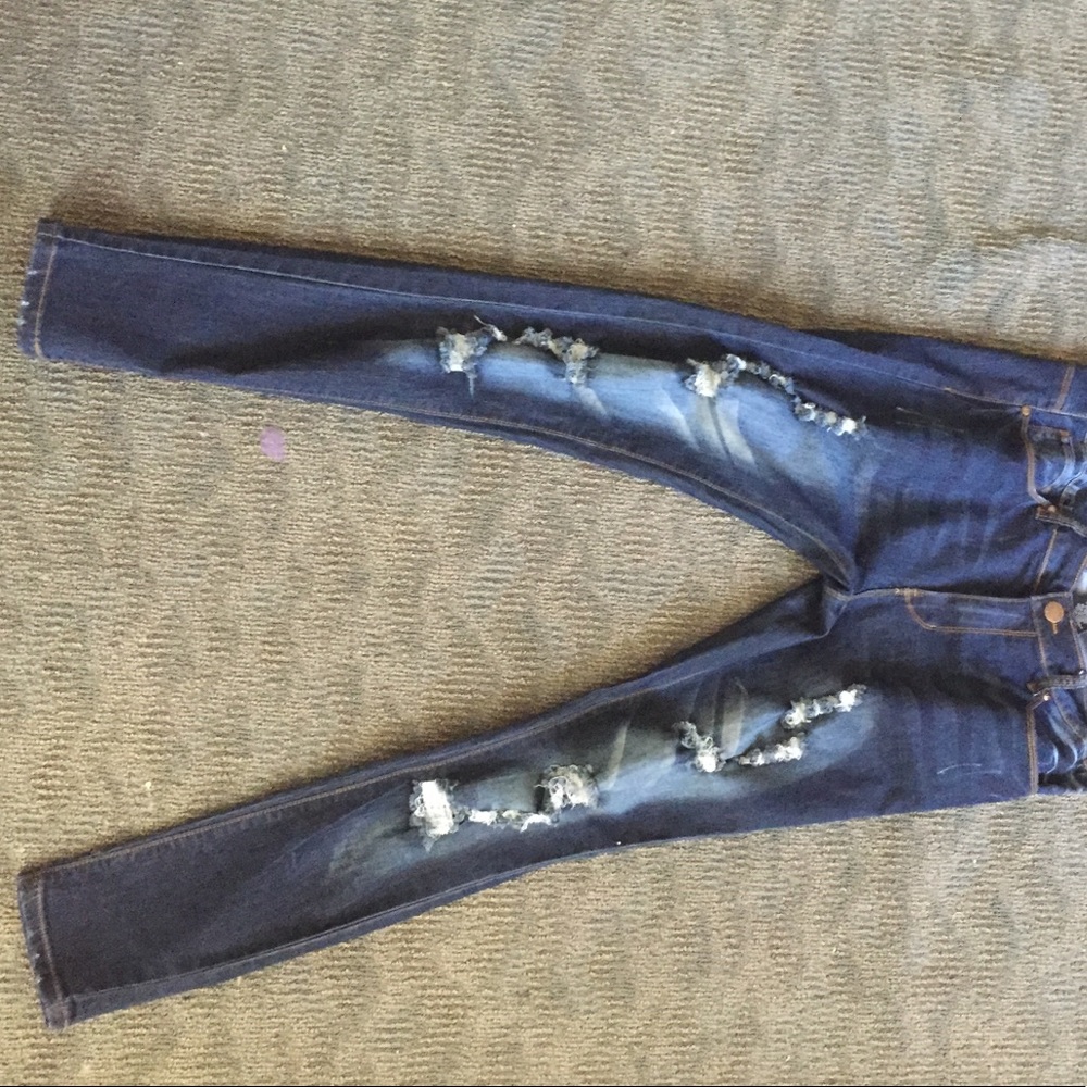 VIP ripped jeans